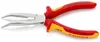 KNIPEX Flachrundzange mit Schneide verchromt 200 mm Produktbild-Vorschau 2
