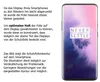 A smartphone with a screen protector illustration and descriptive text. Produktbild-Vorschau