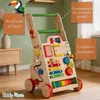 KiddyMoon Marcheur en bois Marcheur amusant pour les Voir les images du produit 4