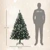 HOMCOM Künstlicher Weihnachtsbaum, 150 cm Christbaum mit Produktbild-Vorschau 3