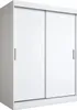 Schiebetürenschrank 150x200cm - Weiß Matt - Kleiderschrank Produktbild-Vorschau 8