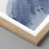 Gerahmtes Poster - Rahmen in heller Eiche - Blau Weiß Produktbild-Vorschau 2