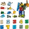 ASKSA Počet robotů Transformer Toys, 9 digitálních symbolů Náhled obrázku produktu 2