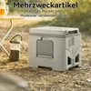 Faltbare Camping Toilette Tragbar Mobil WC Outdoor Reise Produktbild-Vorschau 3