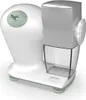 A white electric cheese grater with a clear plastic container sits on a white surface. Anteprima dell’immagine prodotto