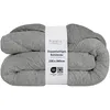 Anthrazitgraue, weiche Tagesdecke aus Stoff, Kingsize (220 Produktbild-Vorschau 1
