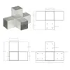 vidaXL Pfostenverbinder X-Form Verzinktes Metall 91 x 91 mm Produktbild-Vorschau 6