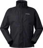 Schwarze Hardshelljacke für Herren von Berghaus; Modell RG Alpha 2.0; mit Stehkragen und langen Ärmeln. Náhled obrázku produktu