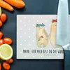 Mr. & Mrs. Panda Frühstücksbrett Bären mit Blumenkranz - Produktbild-Vorschau 5