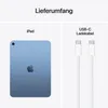 Apple iPad 11 Zoll (A16) Wi-Fi, 256GB, blau Produktbild-Vorschau 8