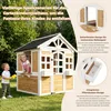 Merax Garten Kinderspielhaus aus Holz Spielhaus, Kinder Produktbild-Vorschau 8