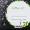 LANDRÉ Schulheft DIN A4 Lineatur 20 / blanko 32 Blatt Produktbild-Vorschau 9