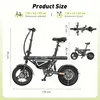 EB1S Klappbares E‑Fahrrad für Erwachsene,14 Zoll,36V Produktbild-Vorschau 10