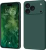 A product image showing a green phone case from the front and back. Produktbild-Vorschau