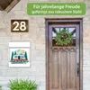 banjado Design Briefkasten Stahl silber mit Zeitungsfach Produktbild-Vorschau 4
