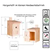 BigDean 3x Nistkasten für Meisen & Kleinvögel - Vogelhaus Produktbild-Vorschau 6