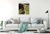 MuchoWow® Textilposter Kuh - Gras - Horn - Kalb 120x120 cm Produktbild-Vorschau 3
