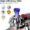 Close-up of a vacuum cleaner filter with examples of what it filters. Produktbild-Vorschau