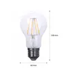 A clear, studio shot of an LED light bulb with dimensions indicated. Náhľad obrázku produktu