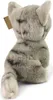 RAPPA Gatto di peluche grigio 18 cm ECO-FRIENDLY Anteprima dell’immagine prodotto 4