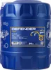 A blue plastic container of motor oil with a label showing product details and a car graphic. Produktbild-Vorschau