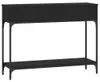 vidaXL Konzolový stůl černý 100x30,5x75 cm odvozený výrobek Náhled obrázku produktu 1