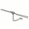 Collier Edelstahl 2reihig einfarbig Schriftzug Forever Herz Produktbild-Vorschau 5