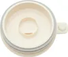 A top-down view of a cream-colored kitchen appliance with a gray rim and a central circular opening. Podgląd zdjęcia produktu