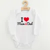 Body stampato "New Baby I Love Mum and Dad", taglia 56 (0-3 Anteprima dell’immagine prodotto 3