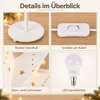 3D LED-papierster, 35 cm, kerstster als tafellamp, Productafbeelding-voorbeeld 5