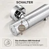 Bateria prysznicowa z termostatem Chromowana bateria Podgląd zdjęcia produktu 4