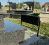 Klappbare Bank 68Cm Lang Schwarz Für Garten Zu Friedhof Produktbild-Vorschau 8