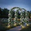 Relaxdays Rosenbogen Metall, 2er Set, Torbogen Garten, Produktbild-Vorschau 3
