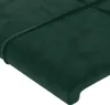 vidaXL LED Kopfteil Dunkelgrün 160x5x78/88 cm Samt Produktbild-Vorschau 5