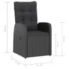 vidaXL 11-tlg. Garten-Essgruppe mit Kissen Poly Rattan Produktbild-Vorschau 24