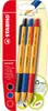 Druck-Kugelschreiber - STABILO pointball - 3er Pack - blau, Produktbild-Vorschau 1