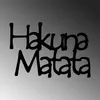 Wallity, Hakuna Matata 8, nástěnná dekorace, černá, kov, 69 Náhled obrázku produktu 5