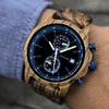 Holzwerk BOCHUM Herren Holz Uhr Chronograph & Tachymeter, Produktbild-Vorschau 3