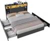 Lit rembourré ProximaX 140 x 200 cm avec ports USB et Voir les images du produit 18