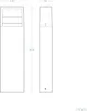 LED-Wegeleuchte 9W Oberfläche Fuß 80cm Aluminium Sheffield Produktbild-Vorschau 8