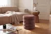 riess-ambiente Runder Polsterhocker VOGUE 40cm rosé Samt Produktbild-Vorschau 8