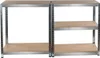 Kinzo Holzregal Edelstahl 5 Böden 750 kg 75 x 30 x 172 cm Produktbild-Vorschau 10