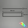 Briloner Tava LED, telecomando, RGB, piatto, dimmerabile, Anteprima dell’immagine prodotto 7