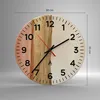 Wanduhr - Rund - Glasuhr - Gold Abstraktion Linien - Produktbild-Vorschau 3