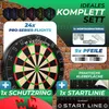KESSER® Dartscheibe Sisal mit 9 Dartpfeile Professional Produktbild-Vorschau 2