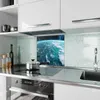 Küchenrückwand Spritzschutz Glas mit Motiv Wunderschöne Produktbild-Vorschau 2