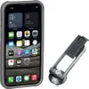 A smartphone with a case and a bike mount. Podgląd zdjęcia produktu