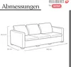 Allibert Salta 3-Sitzer Gartensofa – Rattanoptik, Produktbild-Vorschau 4