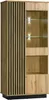 VITRINE BETTSO Lamelo 90 cm avec éclairage LED, vitrine en Voir les images du produit 1