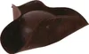 Cappello da pirata marrone bucaniere tricorno KW 58 cm per Anteprima dell’immagine prodotto 2